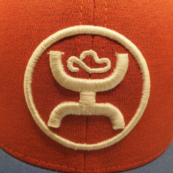 Hooey Cody OHL Snapback Trucker Hat Blue Orange White Adjustable Embroidered - Picture 3 of 8